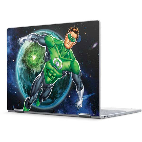 DC Comics Green Lantern Action Pose in Space Pixelbook Skin